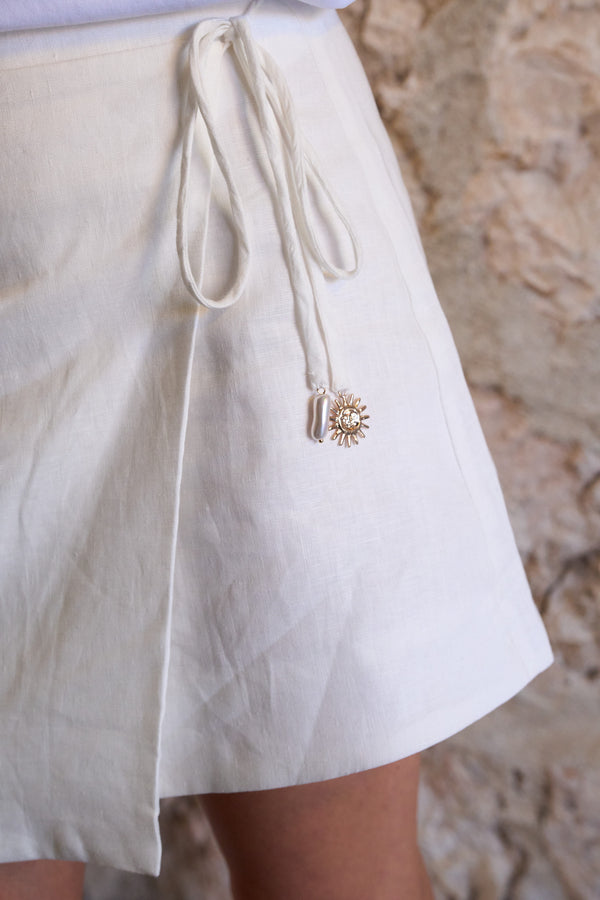 Isola Skirt White
