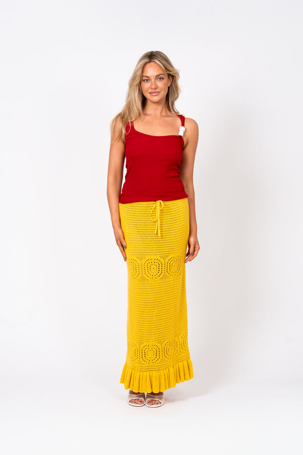 Olympia Tank – Rouge Red