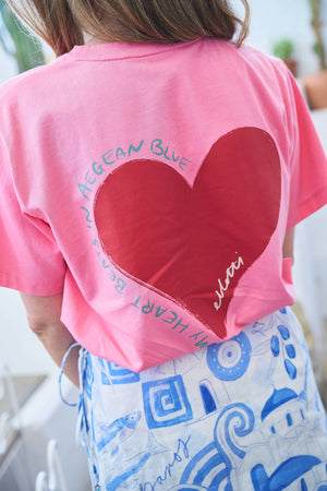 Aegean Heart Boxy Tee