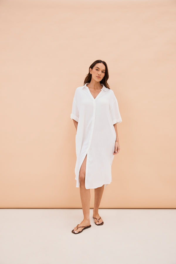 Domenica Dress White