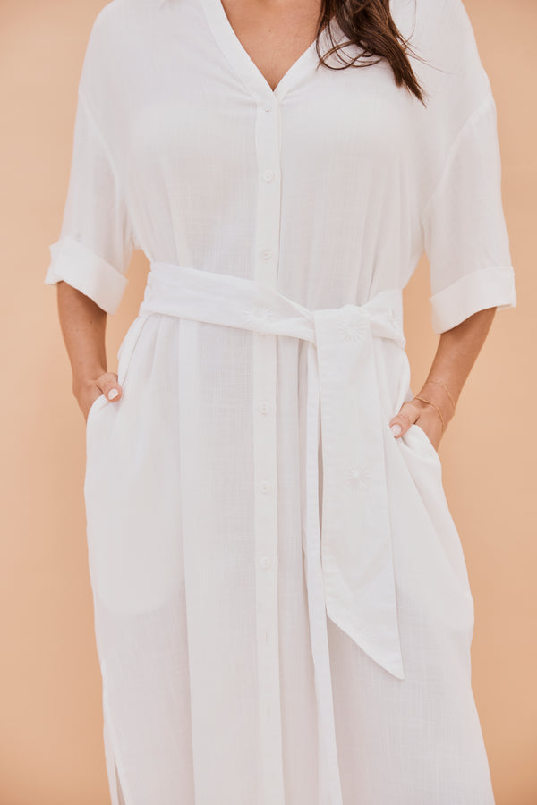 Domenica Dress White