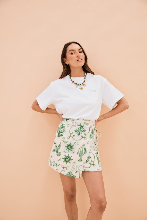 Isola Skirt Sicily Print